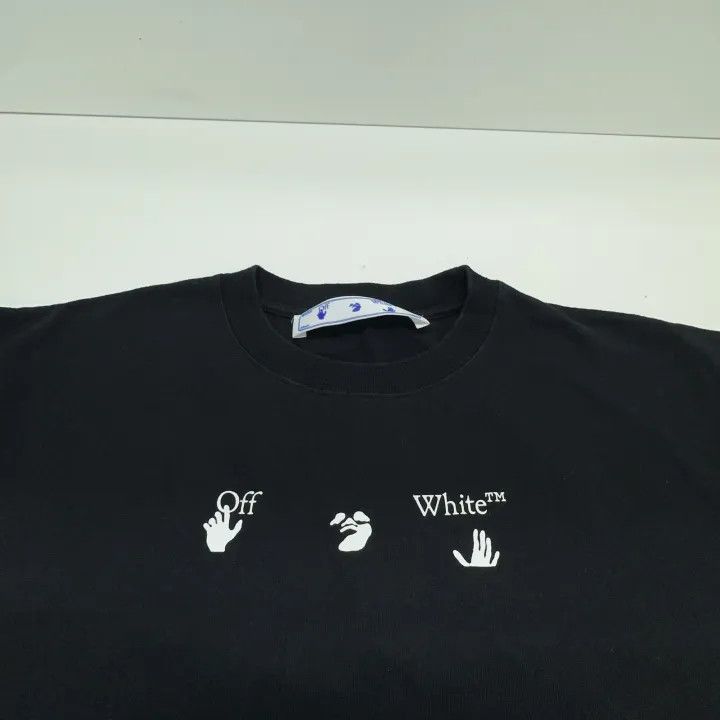 Off-White Off-White Black Short Sleeve Logo T-Shirt 0079 Size US XXS / EU 40 - 8 Thumbnail