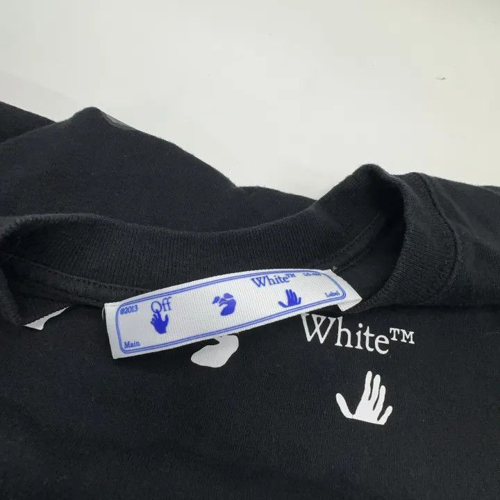 Off-White Off-White Black Short Sleeve Logo T-Shirt 0079 Size US XXS / EU 40 - 4 Thumbnail