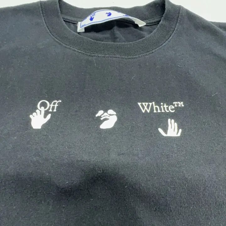 Off-White Off-White Black Short Sleeve Logo T-Shirt 0079 Size US XXS / EU 40 - 6 Thumbnail