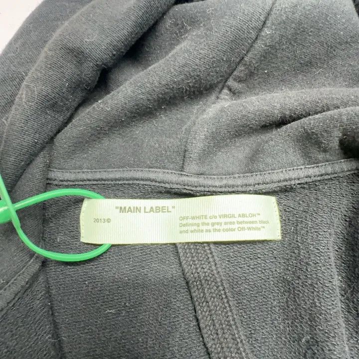 Off-White Off-White Black Arrow Graphic Zip Hoodie 0079 Size US XXS / EU 40 - 4 Thumbnail