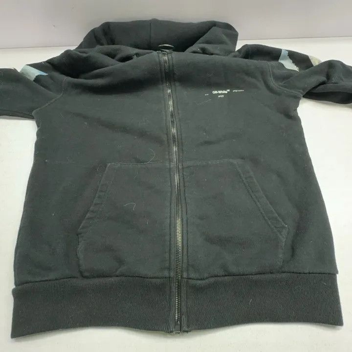 Off-White Off-White Black Arrow Graphic Zip Hoodie 0079 Size US XXS / EU 40 - 12 Thumbnail