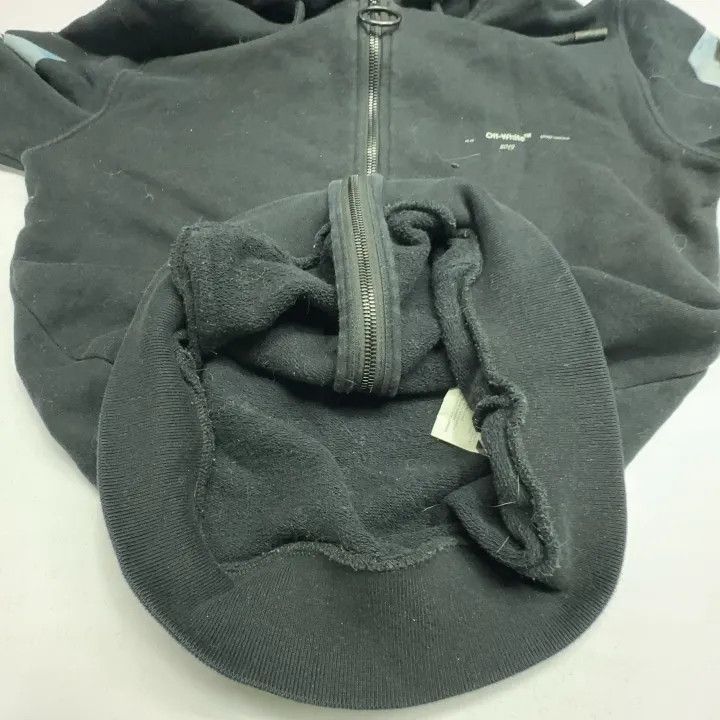 Off-White Off-White Black Arrow Graphic Zip Hoodie 0079 Size US XXS / EU 40 - 13 Thumbnail