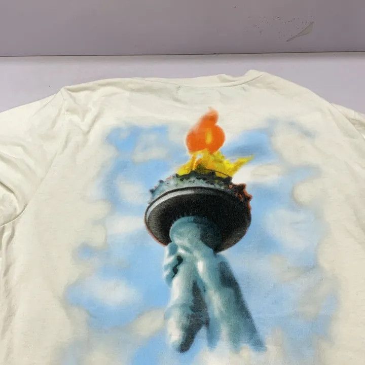 Off-White OFF-WHITE Liberty Print Cotton Short Sleeve T-shirt 0079 Size US XL / EU 56 / 4 - 16 Thumbnail