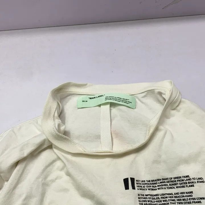 Off-White OFF-WHITE Liberty Print Cotton Short Sleeve T-shirt 0079 Size US XL / EU 56 / 4 - 8 Thumbnail