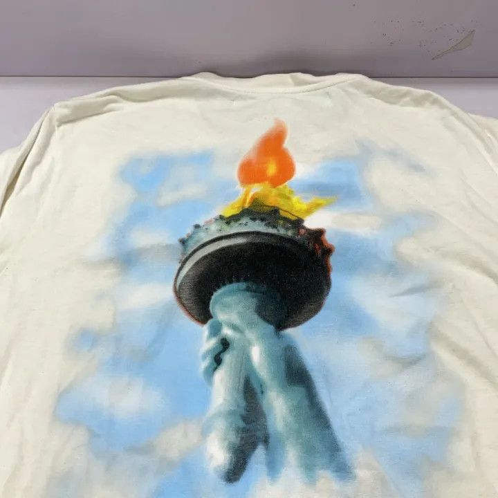 Off-White OFF-WHITE Liberty Print Cotton Short Sleeve T-shirt 0079 Size US XL / EU 56 / 4 - 6 Thumbnail
