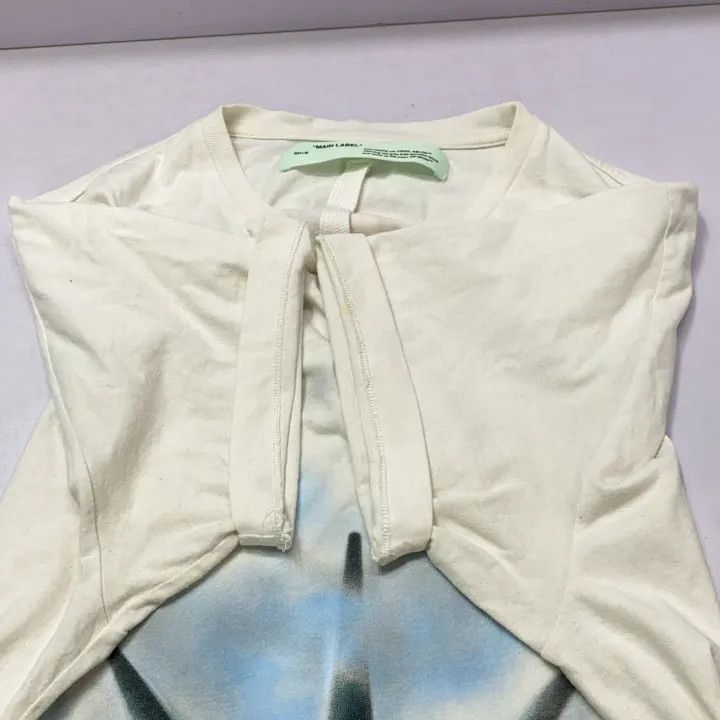 Off-White OFF-WHITE Liberty Print Cotton Short Sleeve T-shirt 0079 Size US XL / EU 56 / 4 - 10 Thumbnail