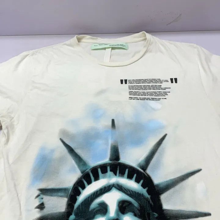 Off-White OFF-WHITE Liberty Print Cotton Short Sleeve T-shirt 0079 Size US XL / EU 56 / 4 - 12 Thumbnail