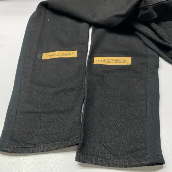 Off-White Off-White Casual Straight-Leg Pants with Logo 0079 Size US 33 - 14 Thumbnail