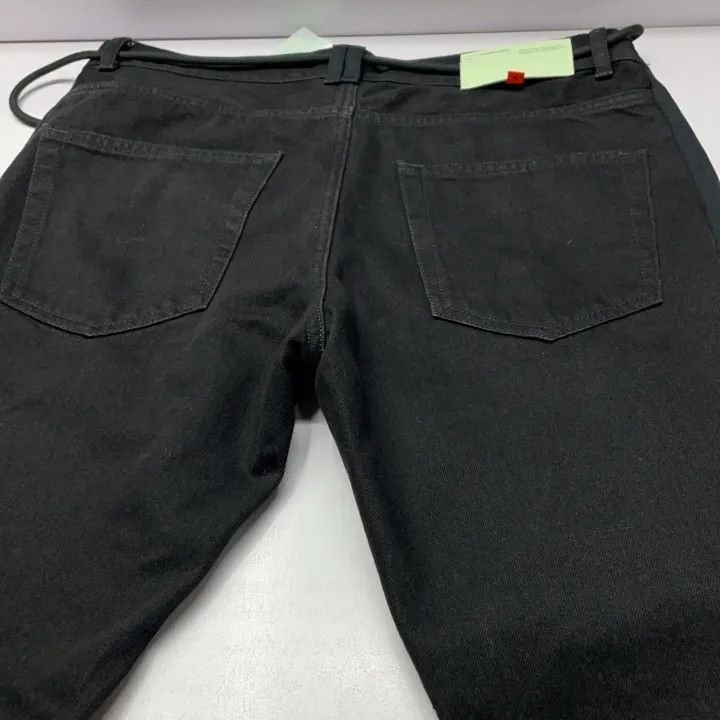 Off-White Off-White Casual Straight-Leg Pants with Logo 0079 Size US 33 - 8 Thumbnail