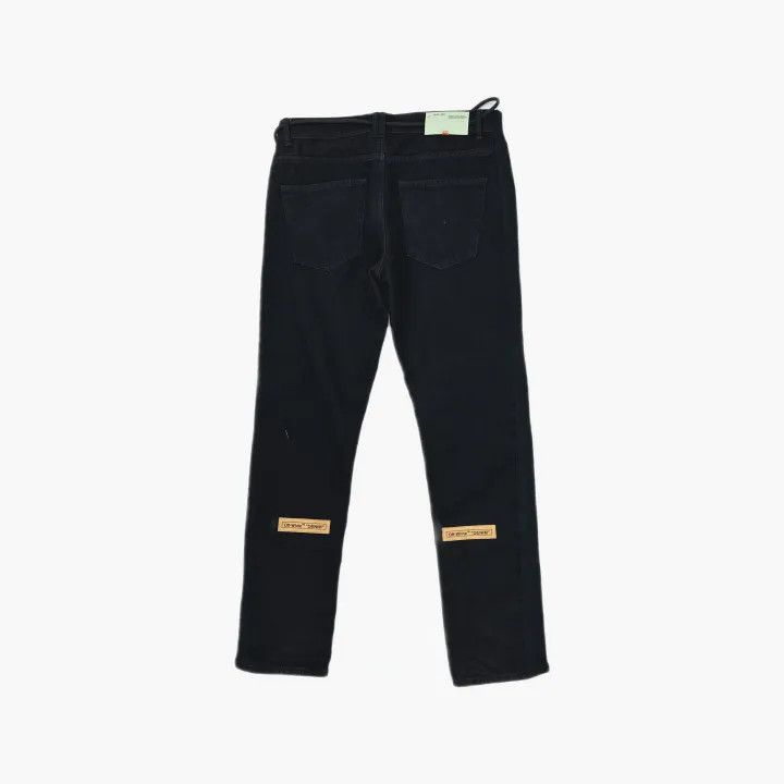 Off-White Off-White Casual Straight-Leg Pants with Logo 0079 Size US 33 - 3 Thumbnail