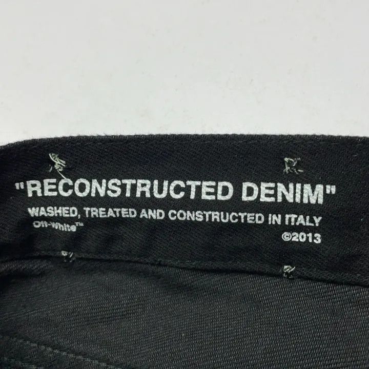 Off-White Off-White Casual Straight-Leg Pants with Logo 0079 Size US 33 - 4 Thumbnail