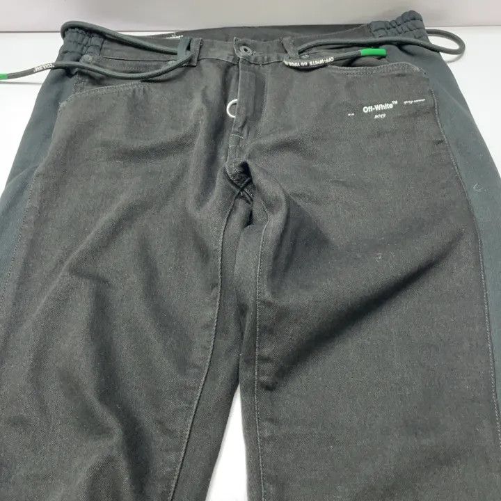 Off-White Off-White Casual Straight-Leg Pants with Logo 0079 Size US 33 - 10 Thumbnail