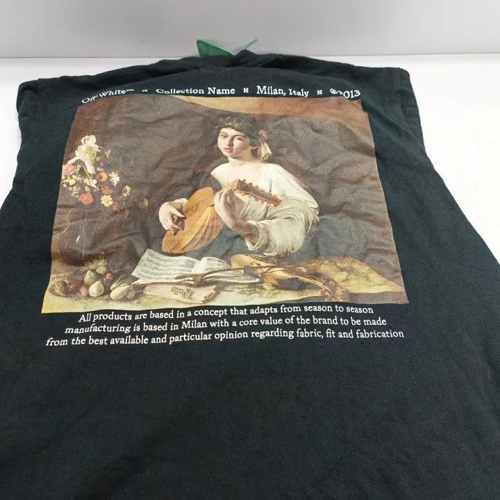 Off-White Off-White Caravaggio Long Sleeve T-Shirt for Men 0079 Size US M / EU 48-50 / 2 - 5 Thumbnail