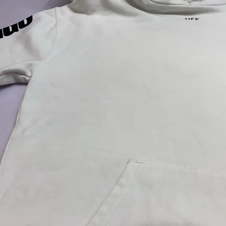 Off-White Off-White Marilyn Monroe Hoodie in White 0079 Size US XXS / EU 40 - 12 Thumbnail