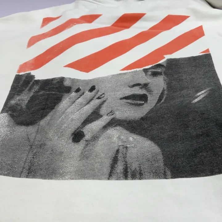 Off-White Off-White Marilyn Monroe Hoodie in White 0079 Size US XXS / EU 40 - 18 Thumbnail