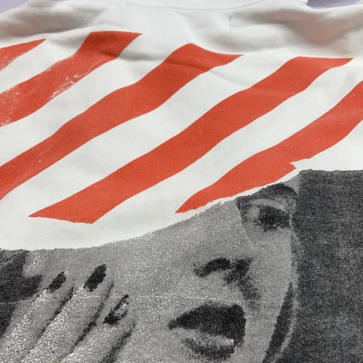 Off-White Off-White Marilyn Monroe Hoodie in White 0079 Size US XXS / EU 40 - 6 Thumbnail