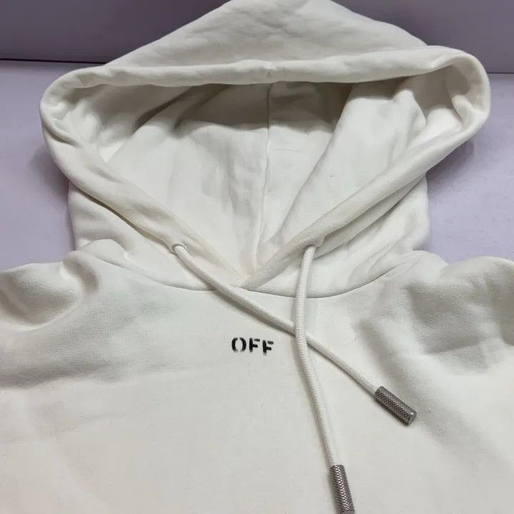 Off-White Off-White Marilyn Monroe Hoodie in White 0079 Size US XXS / EU 40 - 7 Thumbnail