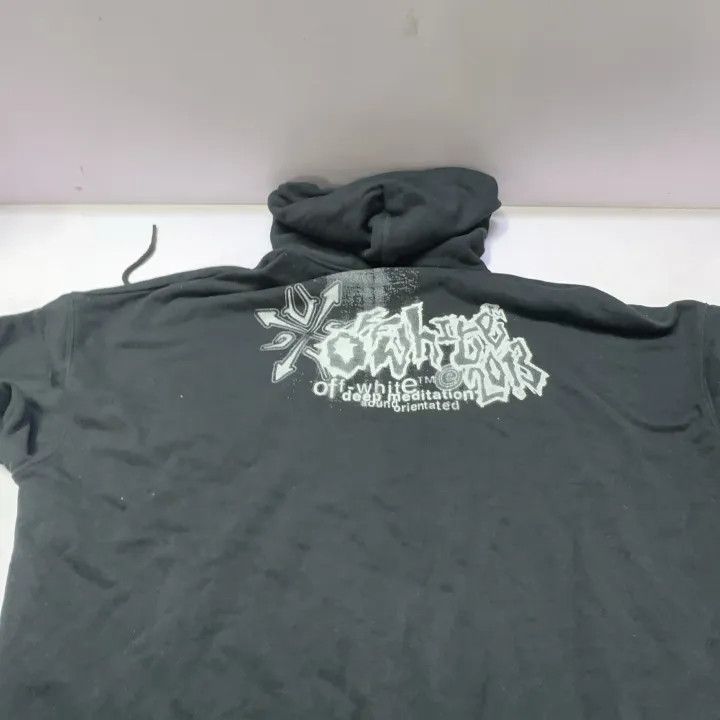 Off-White Off-White Black Logo Cotton Hoodie 0079 Size US S / EU 44-46 / 1 - 4 Thumbnail