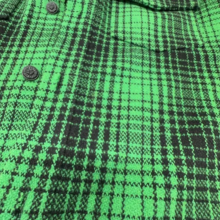 Off-White OFF-WHITE Green Plaid Casual Long Sleeve Shirt 0079 Size US XS / EU 42 / 0 - 7 Thumbnail