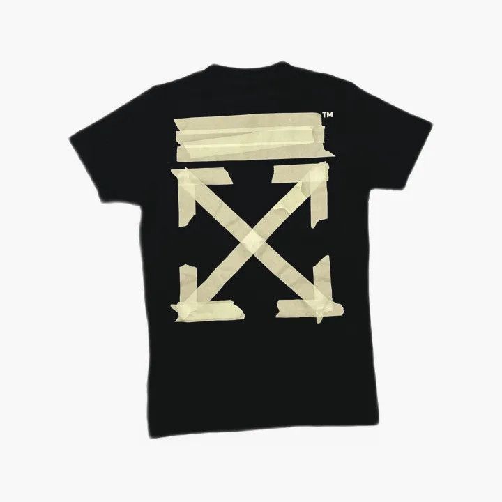 Off-White Off-White Classic Black Tape Arrow T-Shirt 0079 Size US XXS / EU 40 - 3 Thumbnail