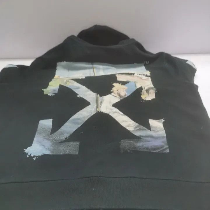 Off-White Off-White Abstract Art Zip Hoodie for Couples 0079 Size US L / EU 52-54 / 3 - 13 Thumbnail