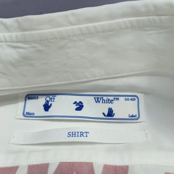 Off-White Off-White Graphic Print Long Sleeve Shirt 0079 Size US S / EU 44-46 / 1 - 4 Thumbnail