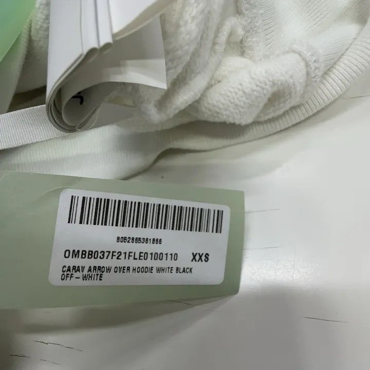 Off-White Off-White FW21 White Hoodie for Men 0079 Size US XXS / EU 40 - 3 Thumbnail