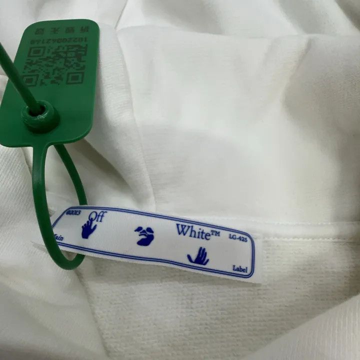 Off-White Off-White FW21 White Hoodie for Men 0079 Size US XXS / EU 40 - 4 Thumbnail