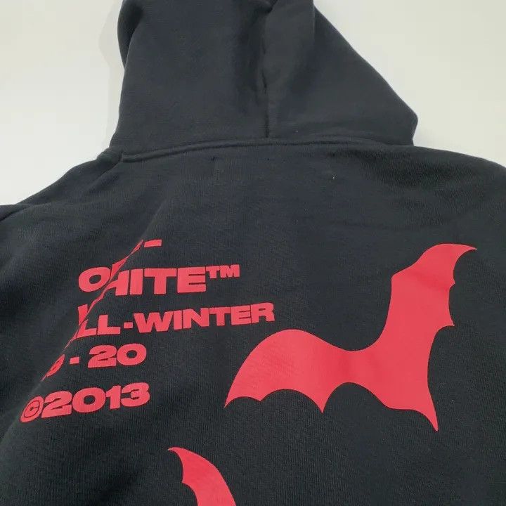Off-White Off-White Bat Graphic Pullover Hoodie 0079 Size US M / EU 48-50 / 2 - 4 Thumbnail