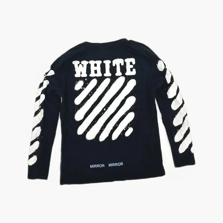 Off-White Off-White Black Tiger Stripe Long Sleeve T-Shirt 0079 Size US XL / EU 56 / 4 - 3 Thumbnail