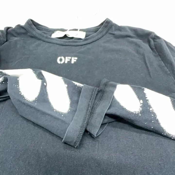 Off-White Off-White Black Tiger Stripe Long Sleeve T-Shirt 0079 Size US XL / EU 56 / 4 - 8 Thumbnail