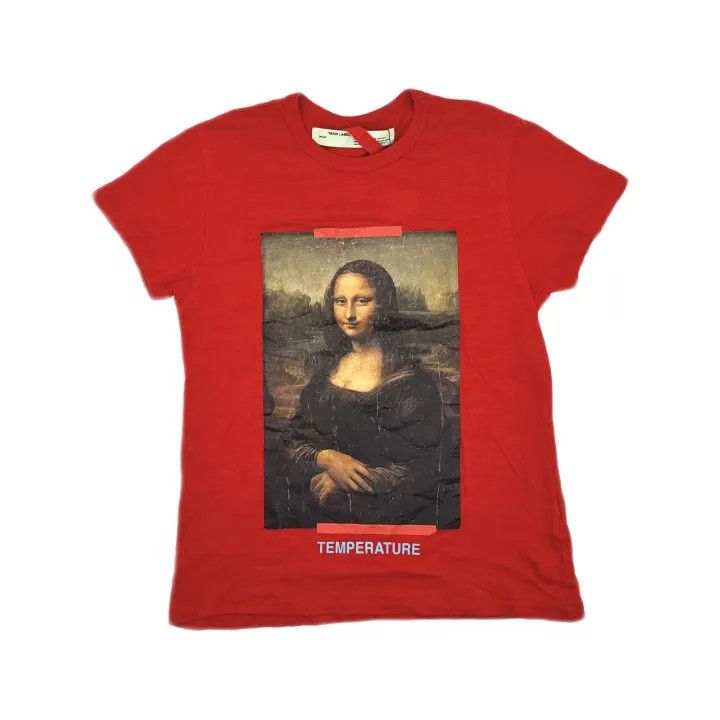 Off-White Off-White Mona Lisa Short Sleeve T-Shirt 0079 Size US XXS / EU 40 - 2 Thumbnail