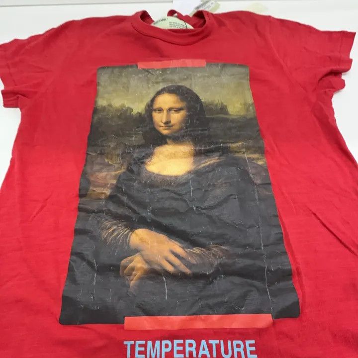 Off-White Off-White Mona Lisa Short Sleeve T-Shirt 0079 Size US XXS / EU 40 - 7 Thumbnail