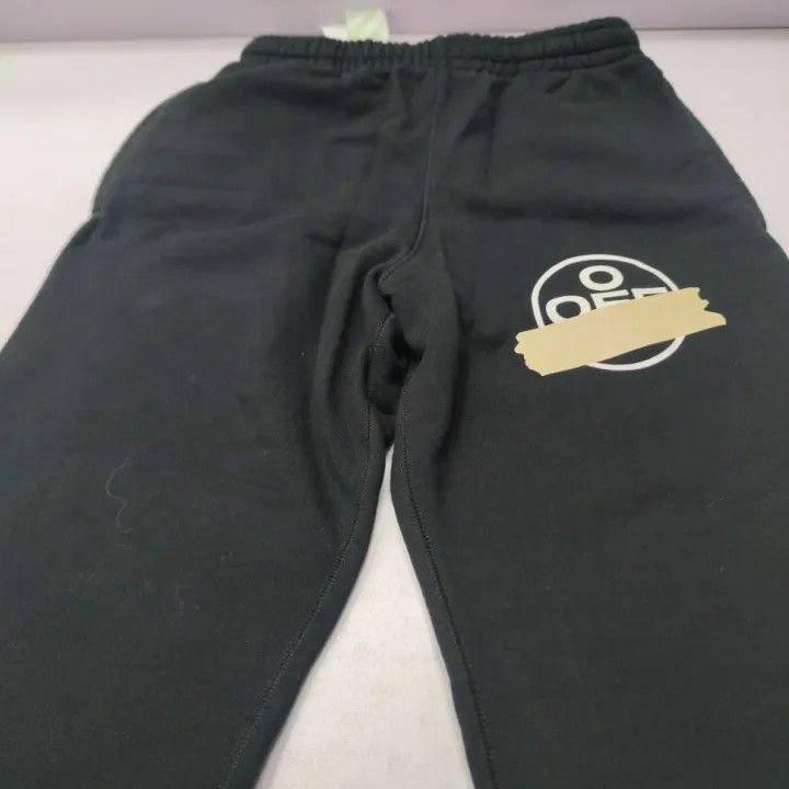 Off-White Off-White Black Striped Cotton Joggers for Men 0079 Size US 27 - 8 Thumbnail