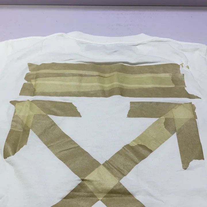 Off-White Off-White Logo Tape Short Sleeve T-Shirt 0079 Size US XS / EU 42 / 0 - 6 Thumbnail