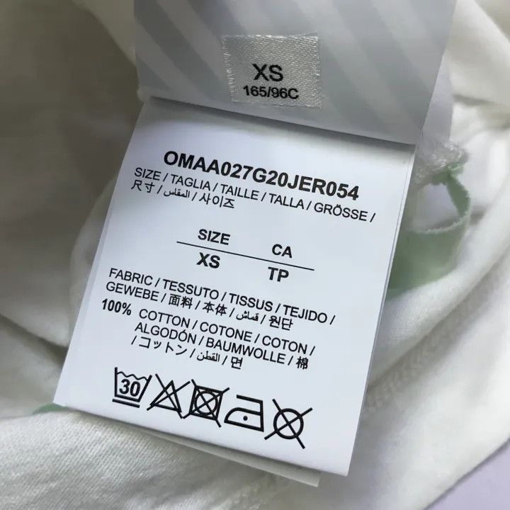Off-White Off-White Logo Tape Short Sleeve T-Shirt 0079 Size US XS / EU 42 / 0 - 5 Thumbnail