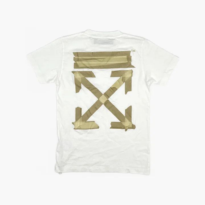 Off-White Off-White Logo Tape Short Sleeve T-Shirt 0079 Size US XS / EU 42 / 0 - 3 Thumbnail