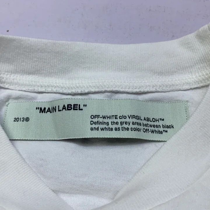 Off-White Off-White Logo Tape Short Sleeve T-Shirt 0079 Size US XS / EU 42 / 0 - 4 Thumbnail