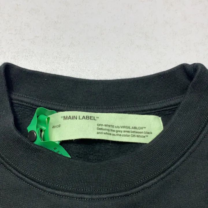 Off-White Off-White Floral Print Sweatshirt in Black 0079 Size US M / EU 48-50 / 2 - 4 Thumbnail
