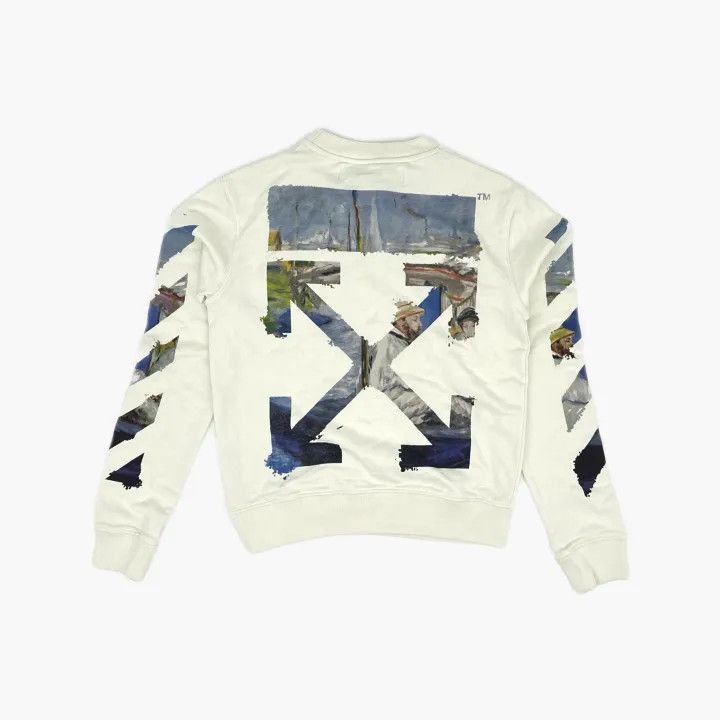 Off-White Off-White Rear Logo Cotton Sweatshirt for Men 0079 Size US XS / EU 42 / 0 - 3 Thumbnail