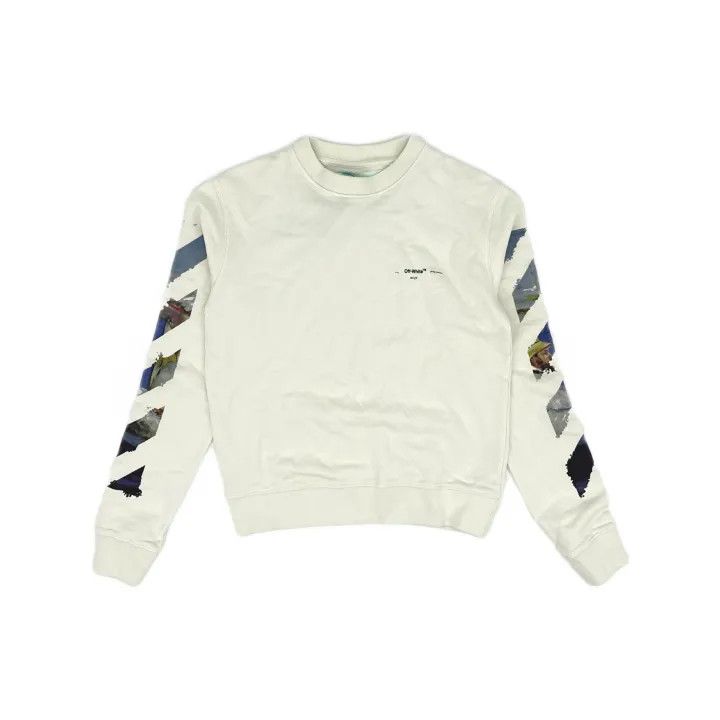 Off-White Off-White Rear Logo Cotton Sweatshirt for Men 0079 Size US XS / EU 42 / 0 - 2 Thumbnail