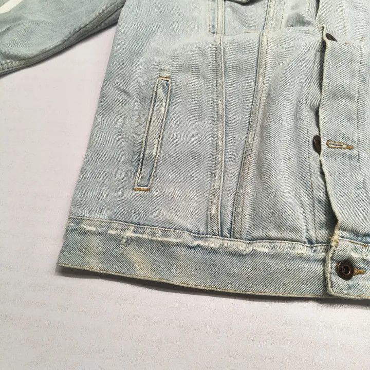 Off-White Off-White Blue Graphic Denim Jacket for Men 0079 Size US S / EU 44-46 / 1 - 14 Thumbnail