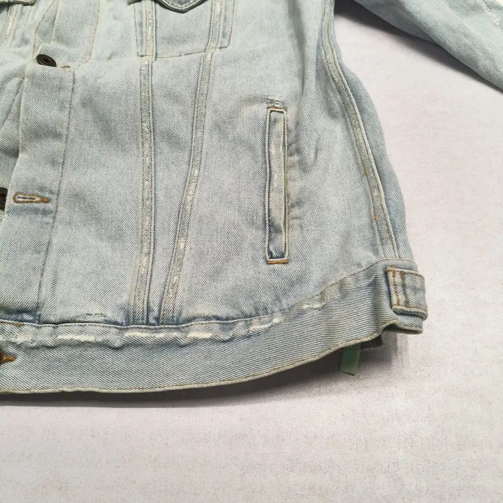 Off-White Off-White Blue Graphic Denim Jacket for Men 0079 Size US S / EU 44-46 / 1 - 15 Thumbnail
