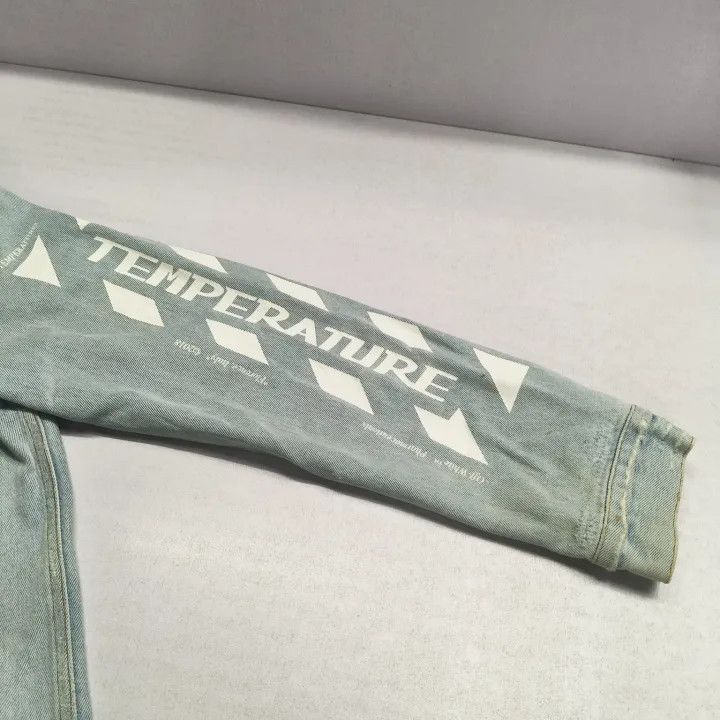 Off-White Off-White Blue Graphic Denim Jacket for Men 0079 Size US S / EU 44-46 / 1 - 10 Thumbnail