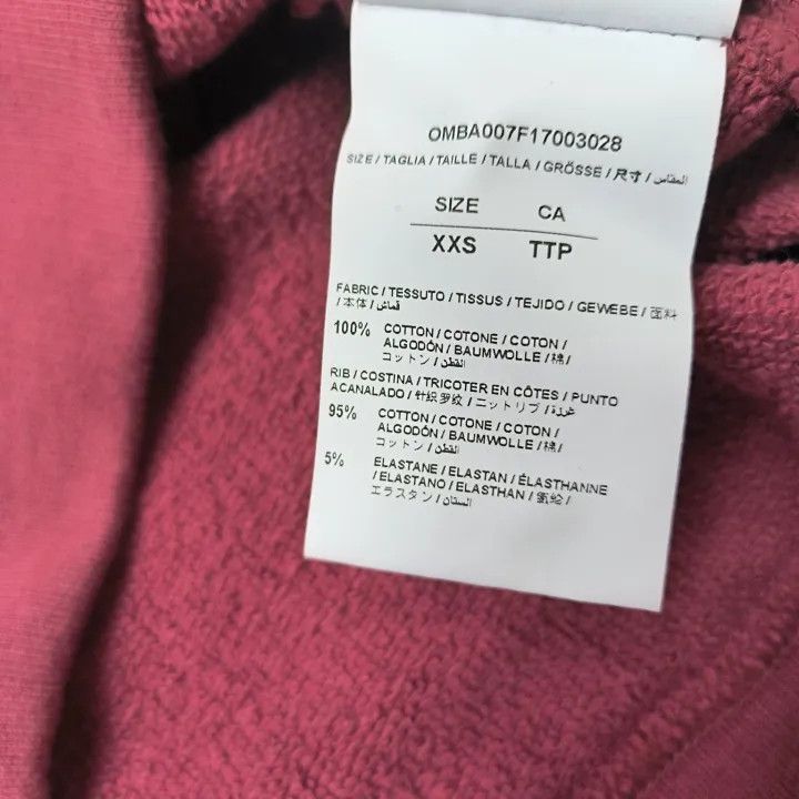 Off-White OFF-WHITE Red Arrow Graphic Hoodie for Men 0079 Size US XXS / EU 40 - 4 Thumbnail