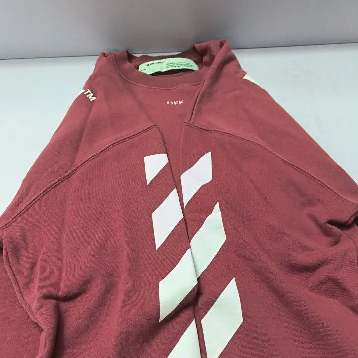Off-White OFF-WHITE Red Arrow Graphic Hoodie for Men 0079 Size US XXS / EU 40 - 11 Thumbnail