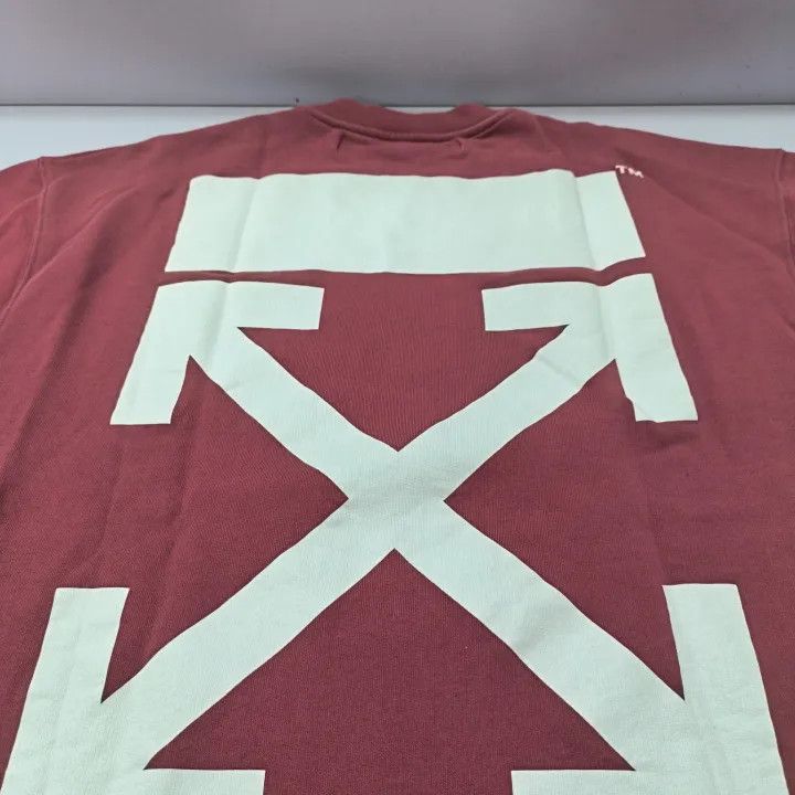 Off-White OFF-WHITE Red Arrow Graphic Hoodie for Men 0079 Size US XXS / EU 40 - 6 Thumbnail