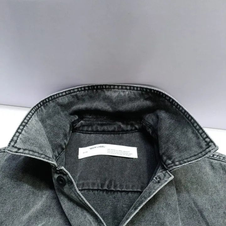 Off-White Off-White Long Sleeve Denim Jacket with Print 0079 Size US S / EU 44-46 / 1 - 7 Thumbnail