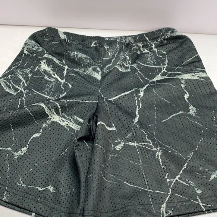 Off-White Off-White Black Marble Print Mesh Shorts 0079 | Grailed