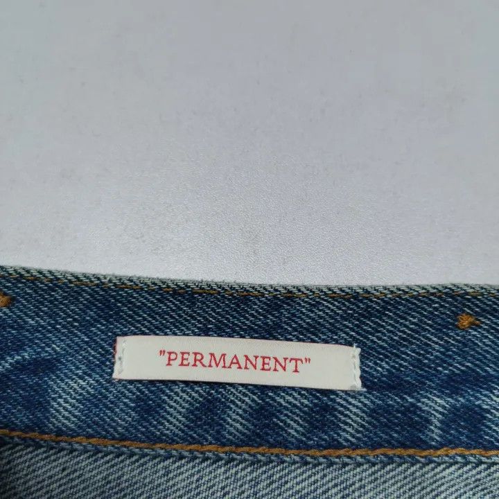 Off-White Off-White Logo Straight Leg Denim Jeans 0079 Size US 33 - 5 Thumbnail